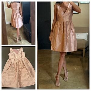 J.Crew Hope Dress in Dupioni Silk with Polyester Lining - Size 2